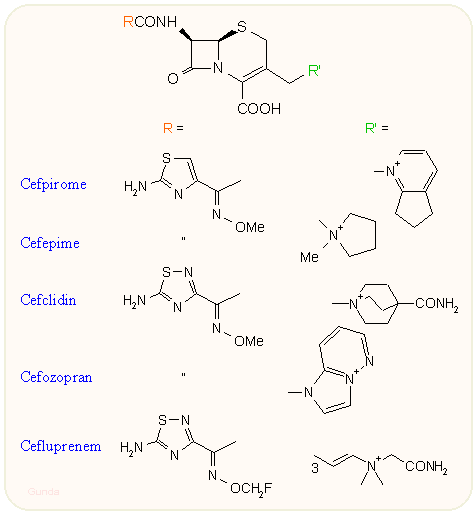 4. generációs parenterális kefalosporinok