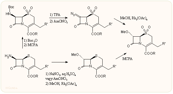 6α-metoxi származékok szintézise
