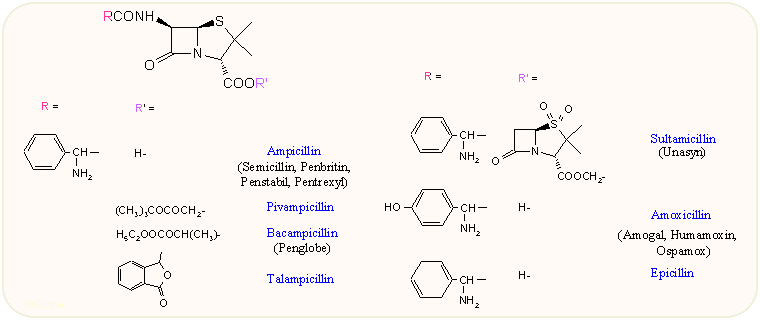 Félszintetikus penicillinek 3.