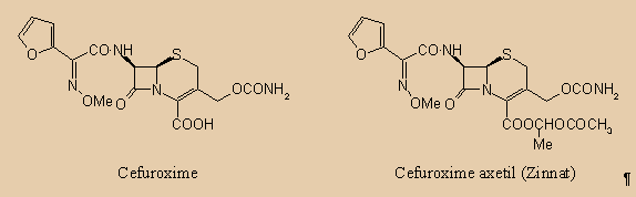 Cefuroxime axetil