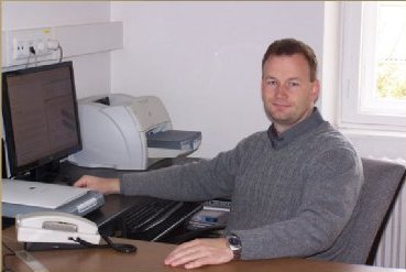 Zoltán ERDÉLYI in his office