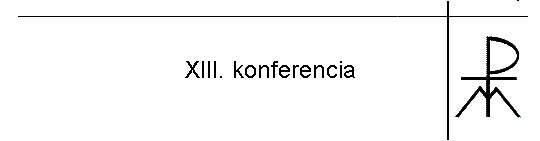 XIII. konferencia