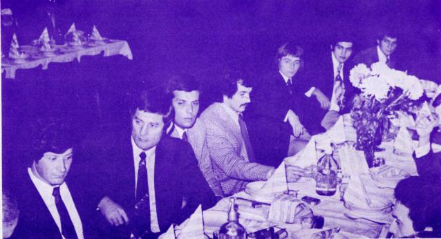 A bajnoki vacsora 1975-ben